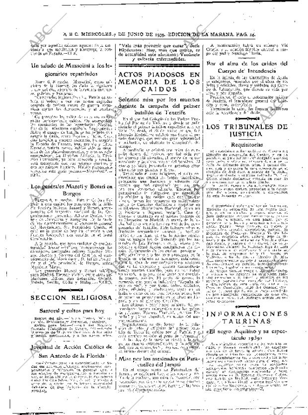 ABC MADRID 07-06-1939 página 14