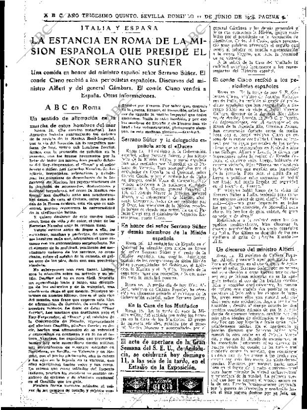 ABC SEVILLA 11-06-1939 página 7