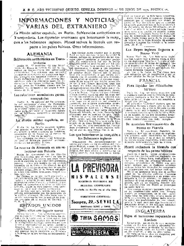 ABC SEVILLA 11-06-1939 página 9