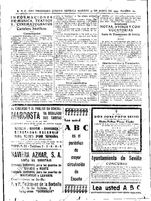 ABC SEVILLA 13-06-1939 página 18