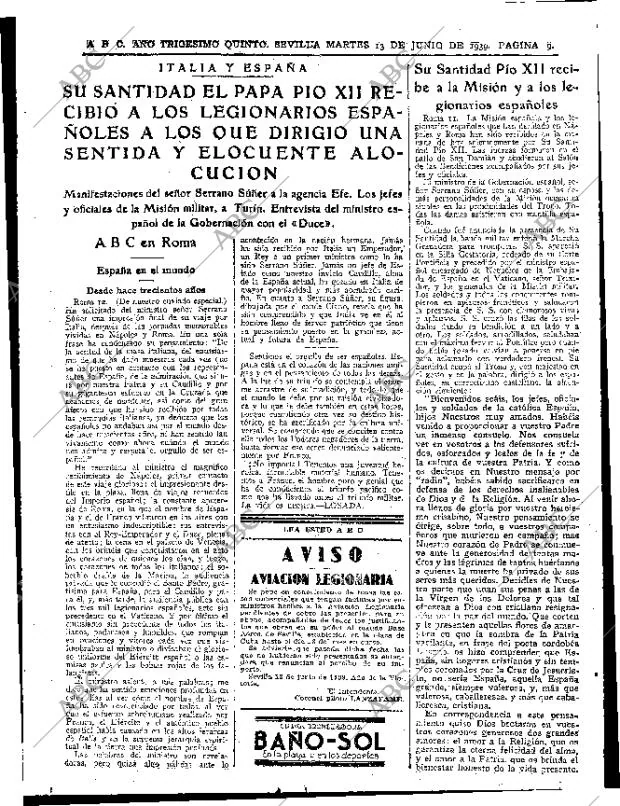 ABC SEVILLA 13-06-1939 página 7