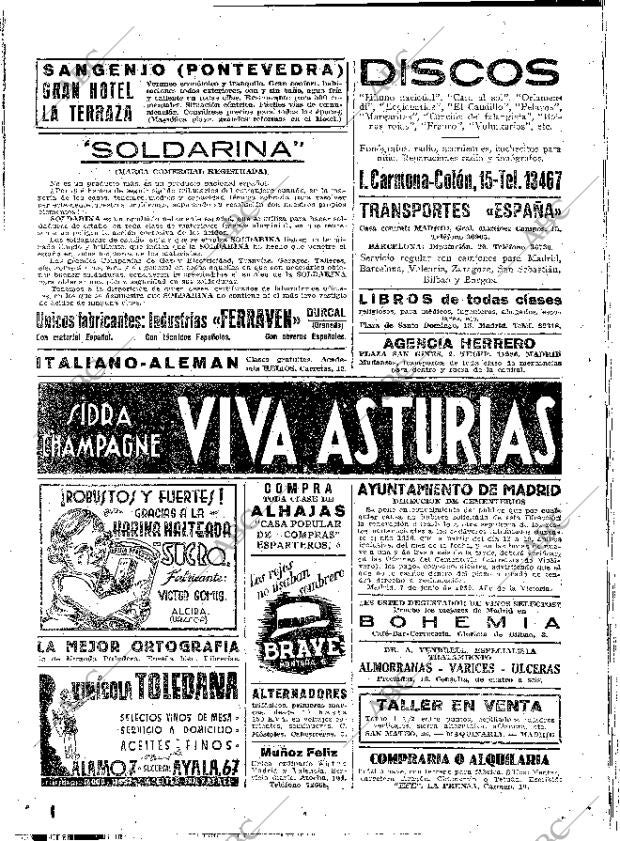 ABC MADRID 14-06-1939 página 2