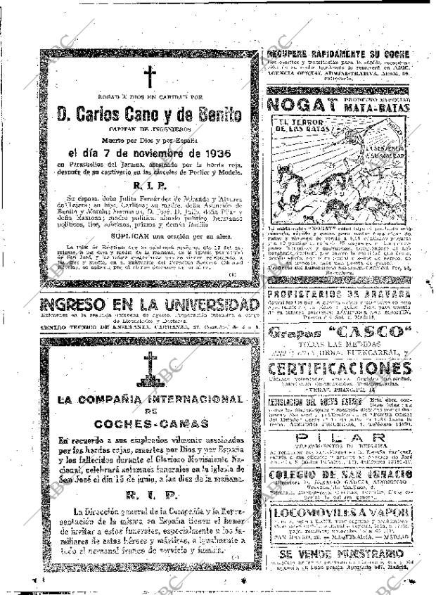 ABC MADRID 14-06-1939 página 20