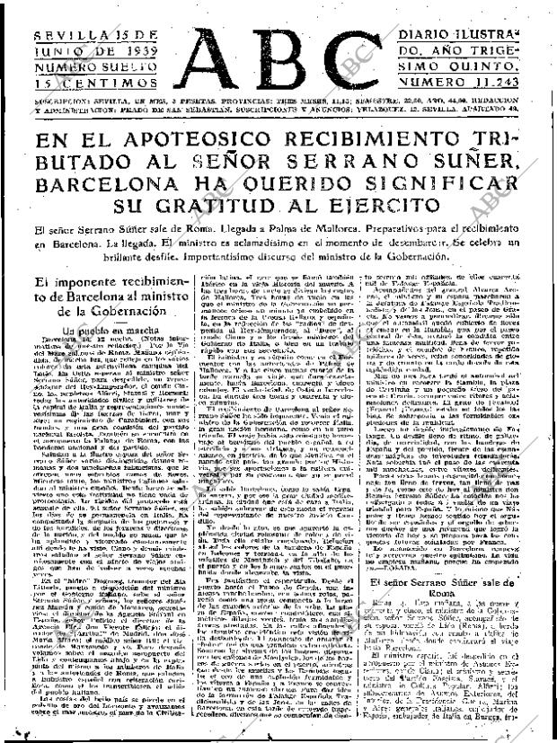 ABC SEVILLA 15-06-1939 página 7