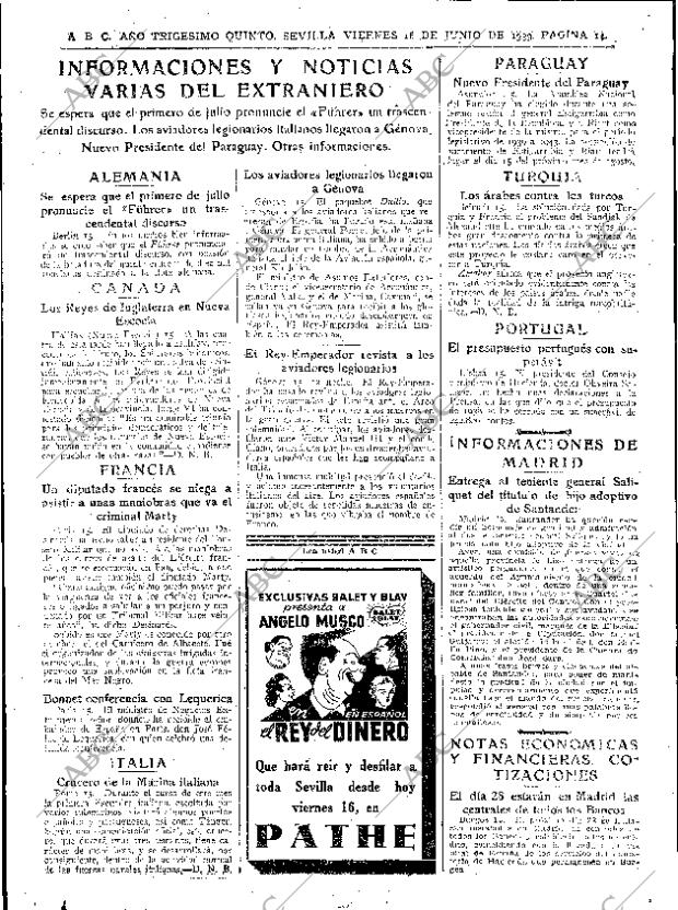 ABC SEVILLA 16-06-1939 página 12