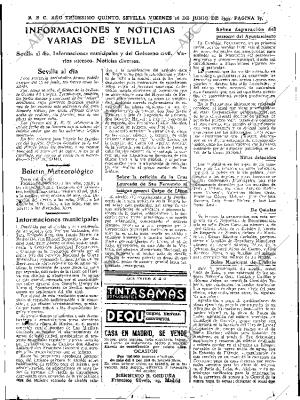 ABC SEVILLA 16-06-1939 página 15