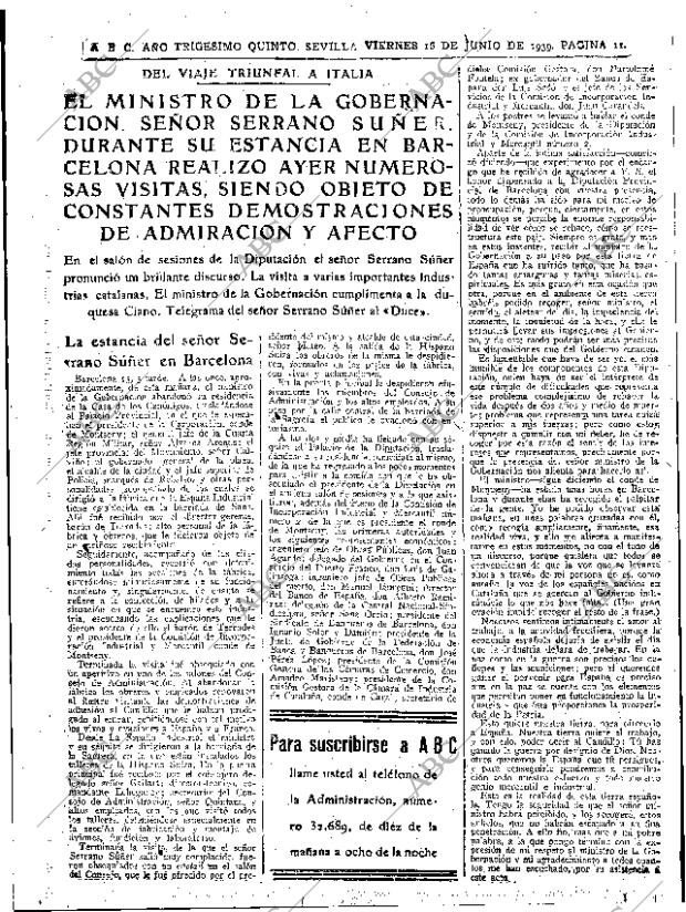 ABC SEVILLA 16-06-1939 página 9