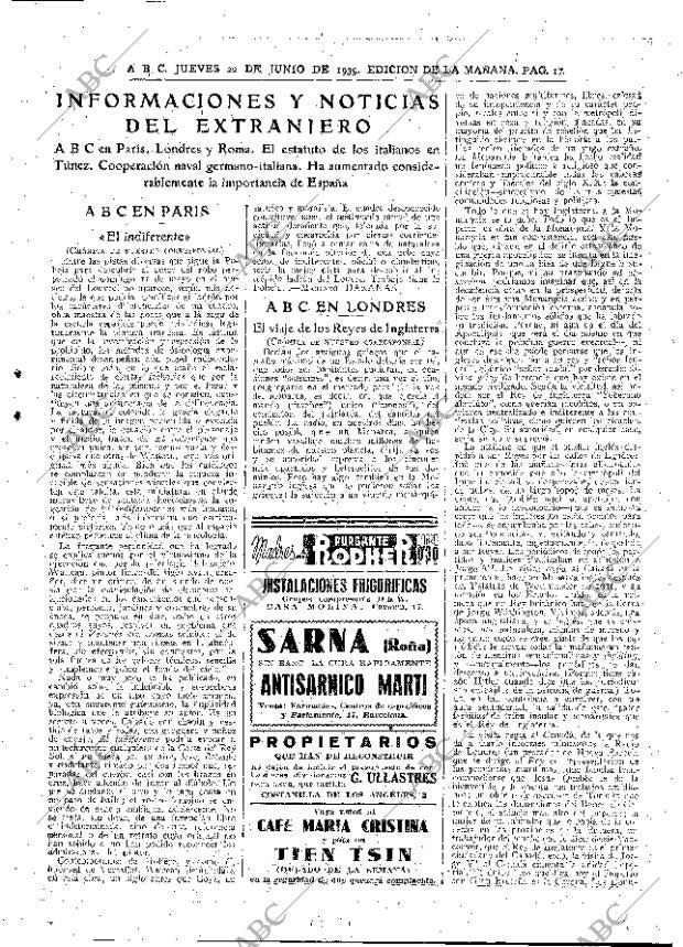 ABC MADRID 21-06-1939 página 17