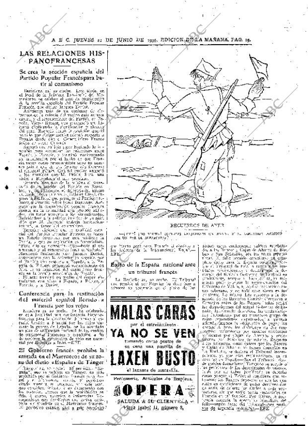 ABC MADRID 21-06-1939 página 19