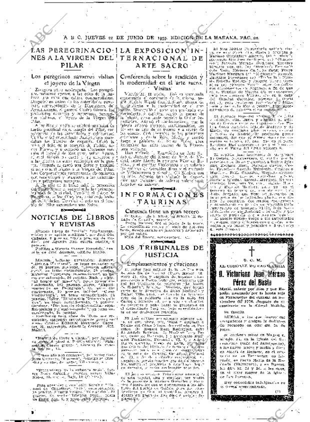 ABC MADRID 21-06-1939 página 20