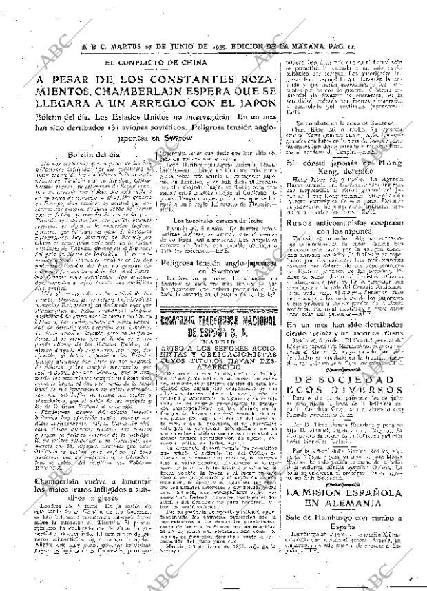 ABC MADRID 27-06-1939 página 11