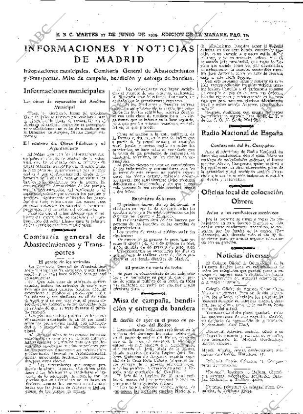 ABC MADRID 27-06-1939 página 12