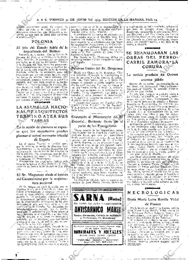 ABC MADRID 30-06-1939 página 14