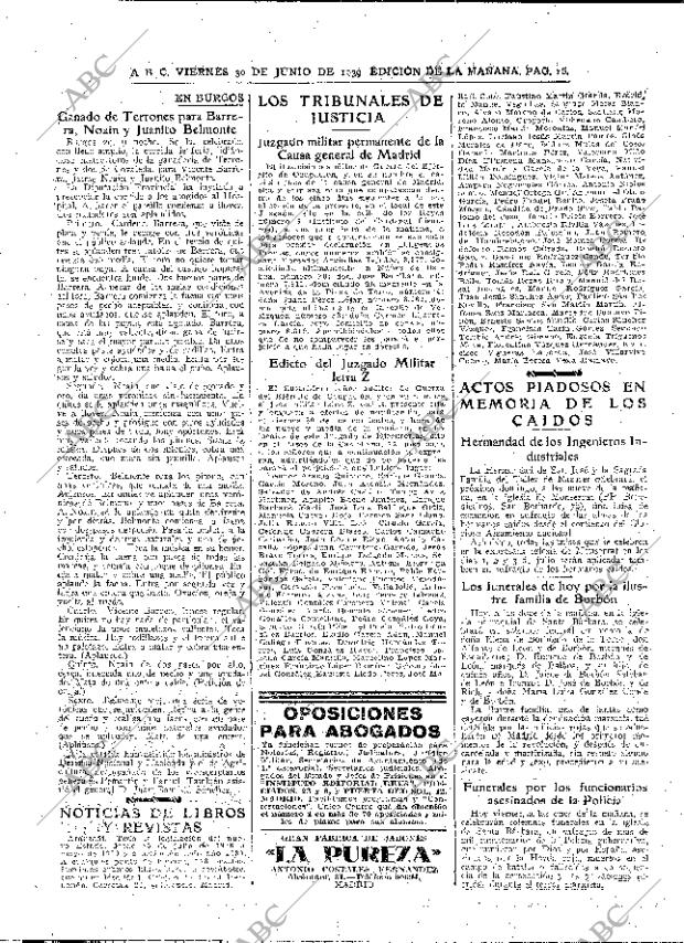 ABC MADRID 30-06-1939 página 16