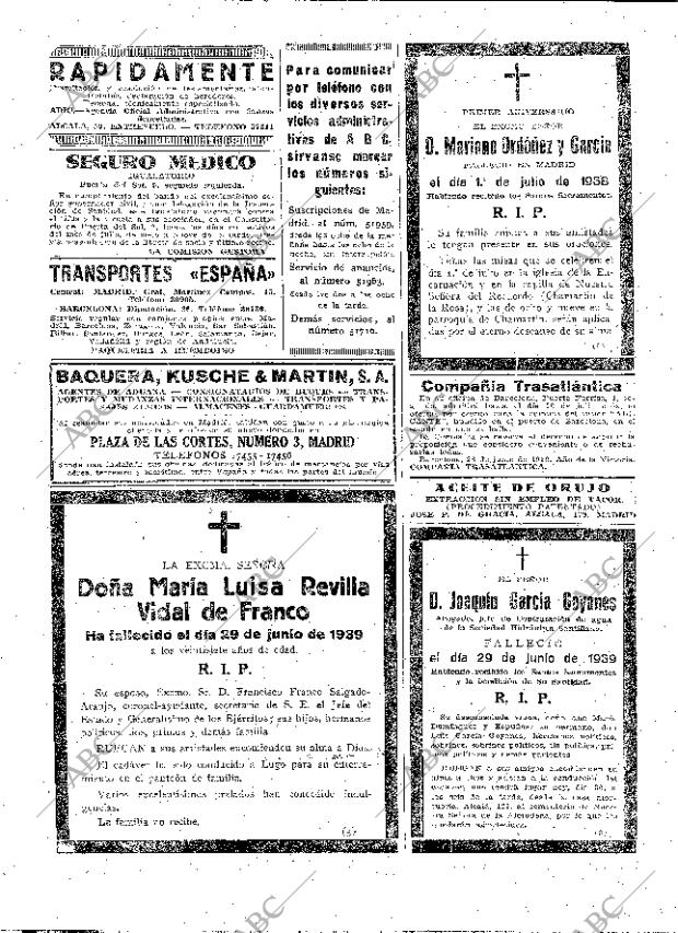 ABC MADRID 30-06-1939 página 20