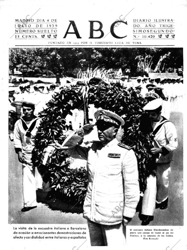 ABC MADRID 04-07-1939 página 1