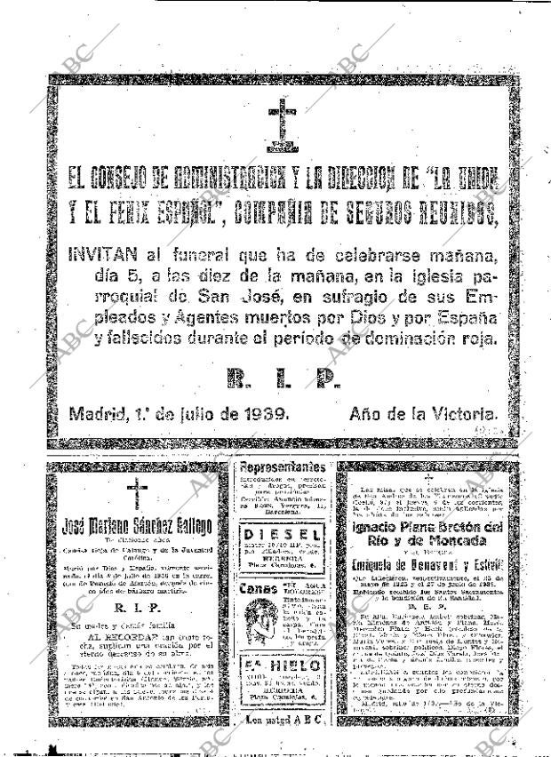 ABC MADRID 04-07-1939 página 26