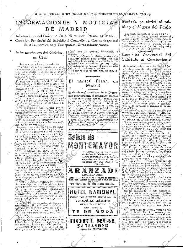 ABC MADRID 06-07-1939 página 13