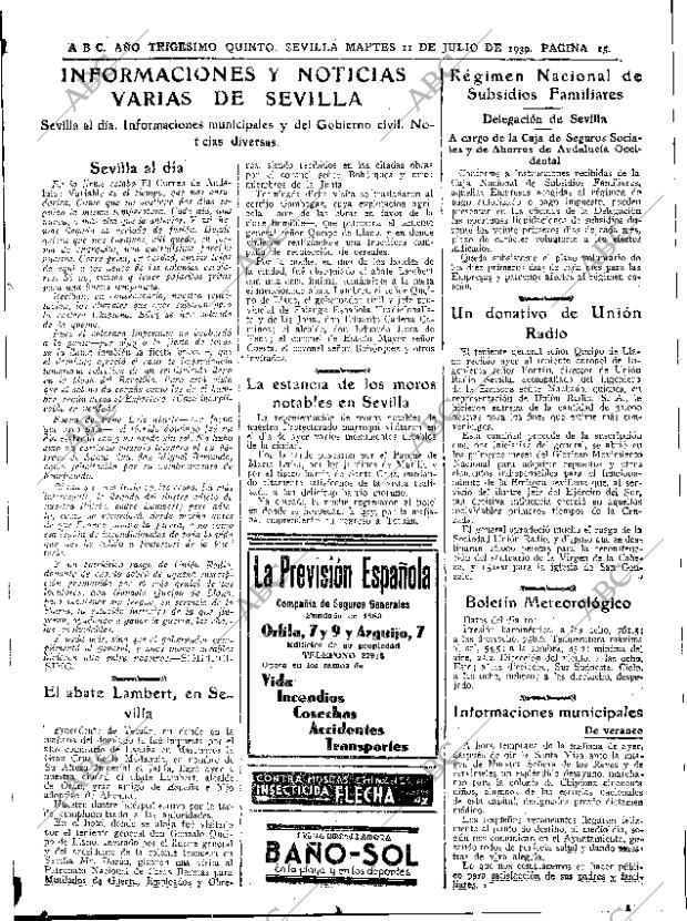 ABC SEVILLA 11-07-1939 página 13