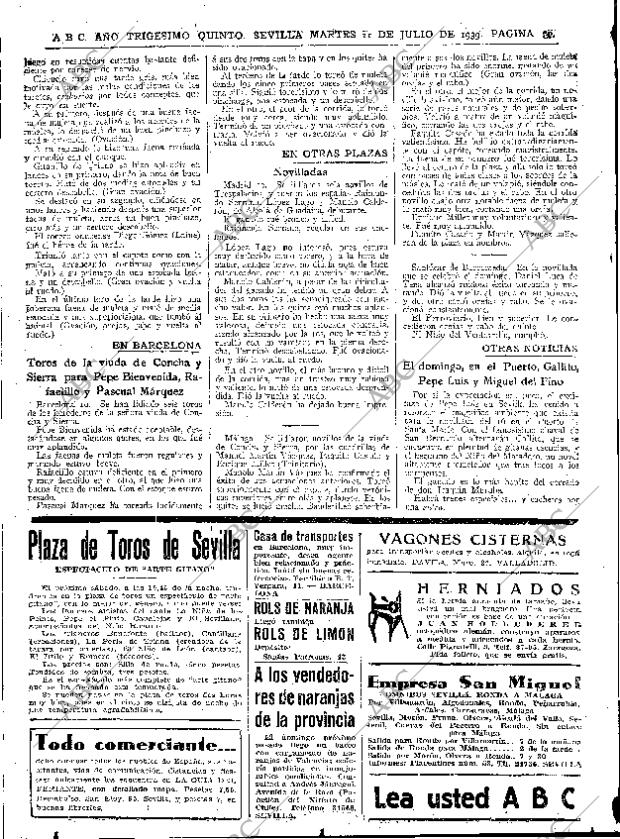 ABC SEVILLA 11-07-1939 página 16