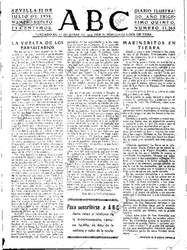 ABC SEVILLA 11-07-1939 página 3