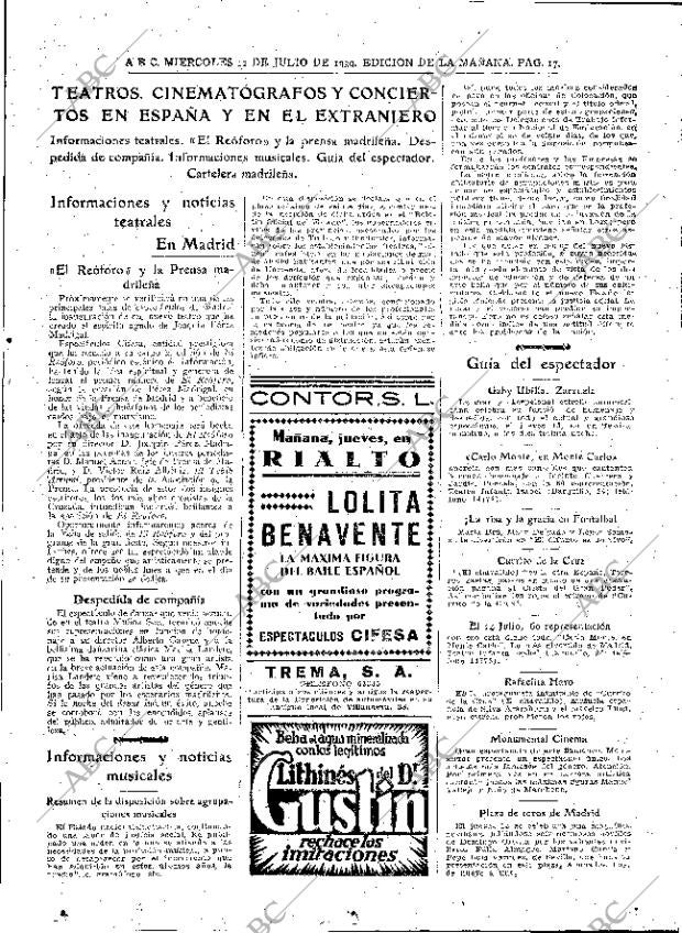 ABC MADRID 12-07-1939 página 17