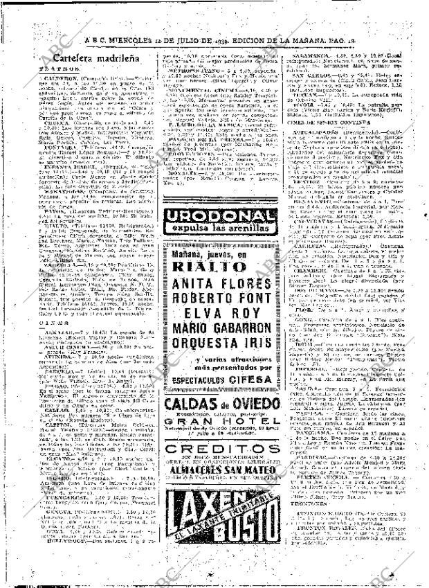 ABC MADRID 12-07-1939 página 18