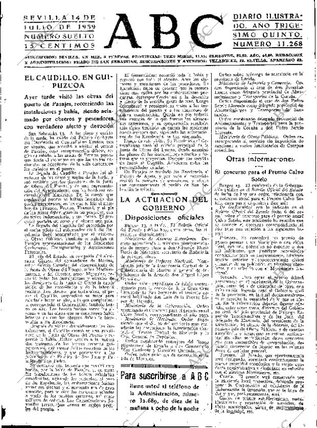 ABC SEVILLA 14-07-1939 página 3