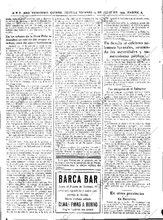 ABC SEVILLA 14-07-1939 página 8