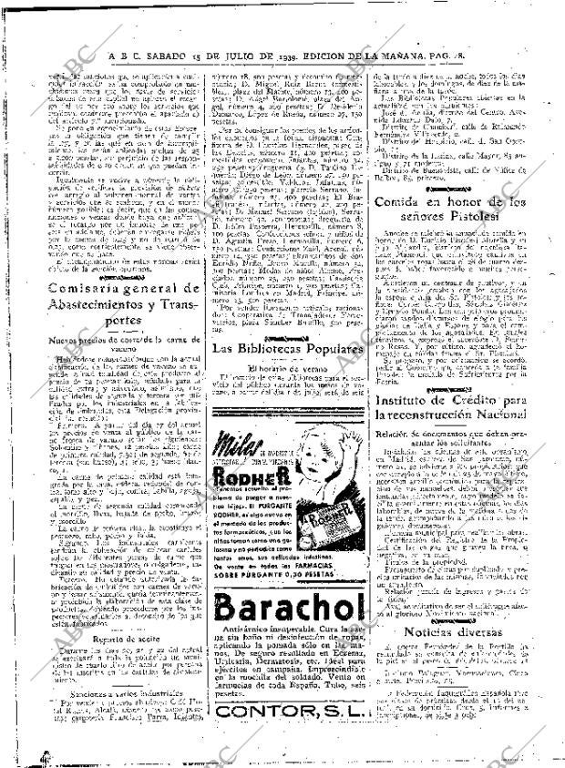 ABC MADRID 15-07-1939 página 18