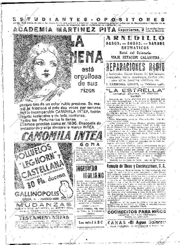 ABC MADRID 15-07-1939 página 2
