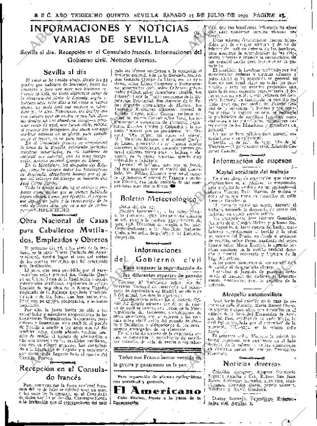 ABC SEVILLA 15-07-1939 página 15