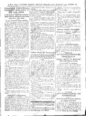 ABC SEVILLA 15-07-1939 página 16