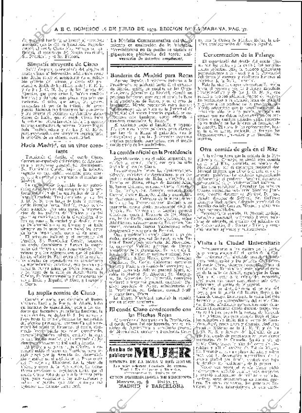 ABC MADRID 16-07-1939 página 37