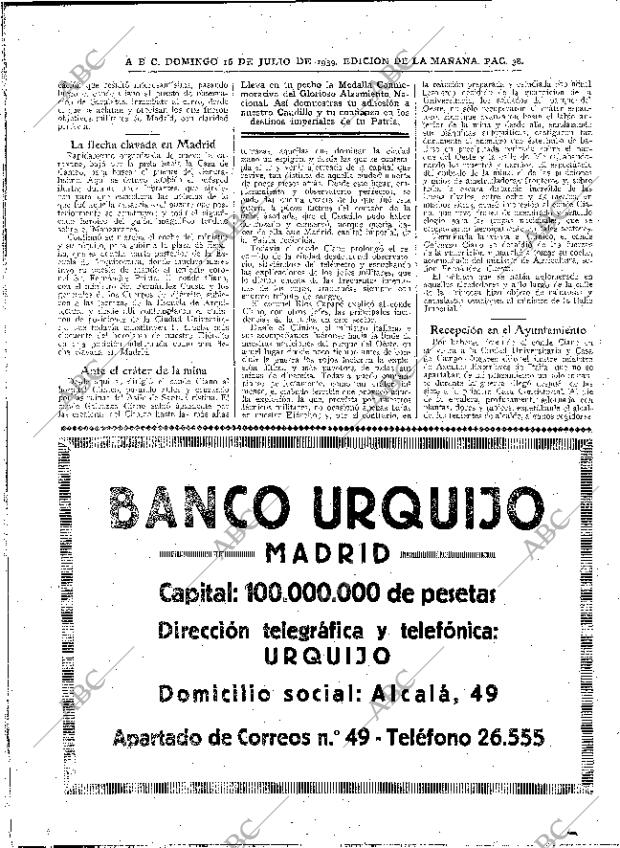 ABC MADRID 16-07-1939 página 38
