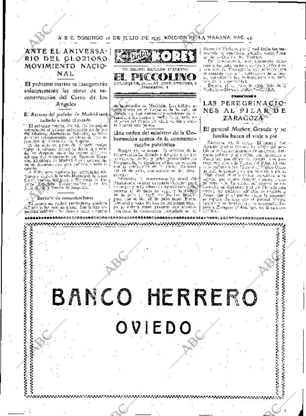 ABC MADRID 16-07-1939 página 43
