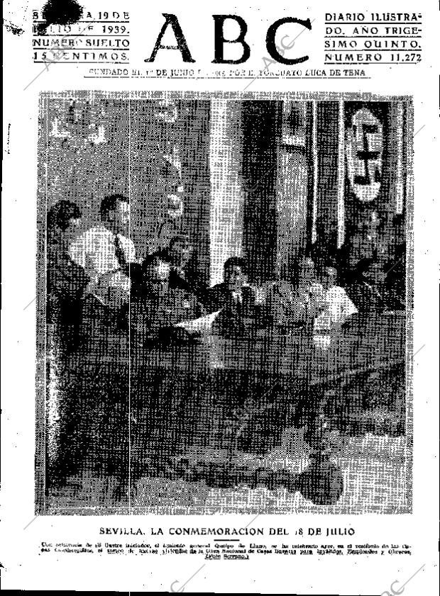 ABC SEVILLA 19-07-1939 página 1