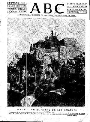 ABC SEVILLA 21-07-1939 página 1