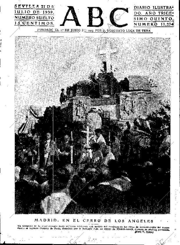 ABC SEVILLA 21-07-1939 página 1
