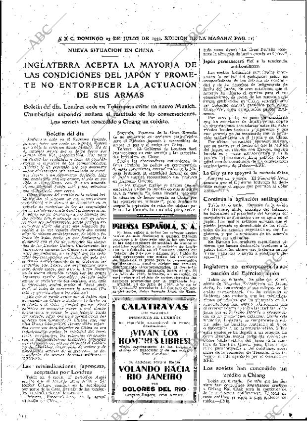 ABC MADRID 23-07-1939 página 11