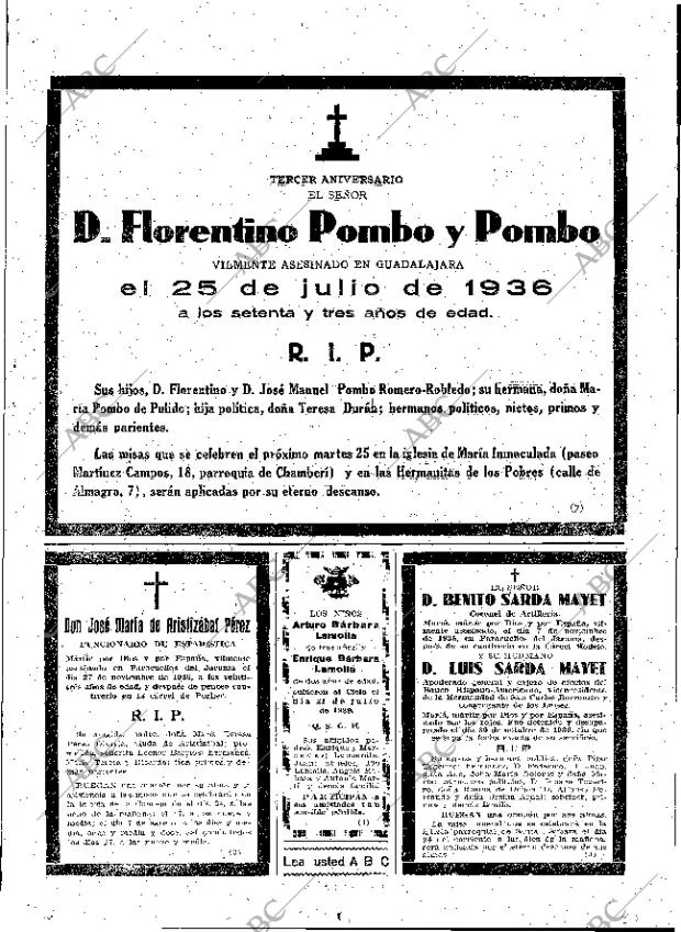 ABC MADRID 23-07-1939 página 25