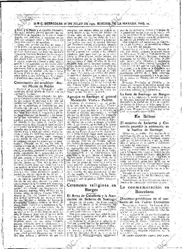 ABC MADRID 26-07-1939 página 10