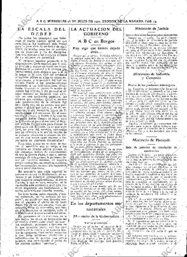 ABC MADRID 26-07-1939 página 13