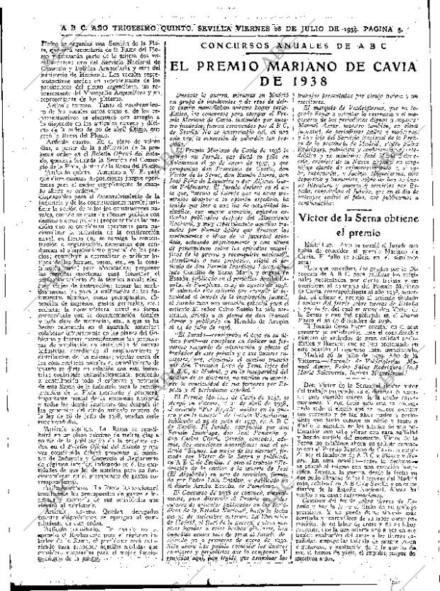 ABC SEVILLA 28-07-1939 página 5