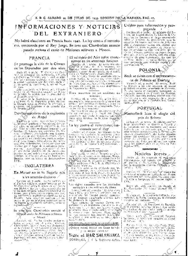 ABC MADRID 29-07-1939 página 17