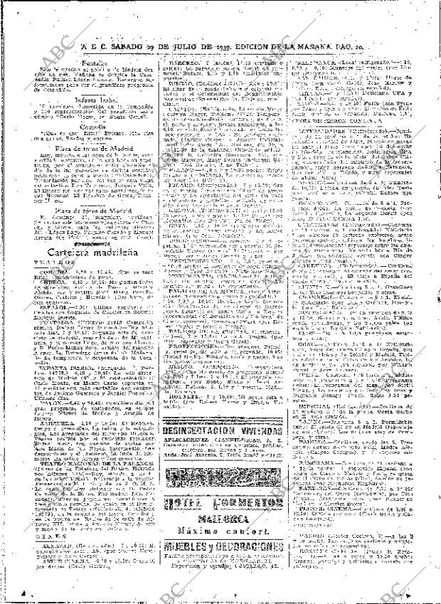 ABC MADRID 29-07-1939 página 20