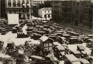 Parque de Autos Requisados por el transporte para el servicio en los Frentes