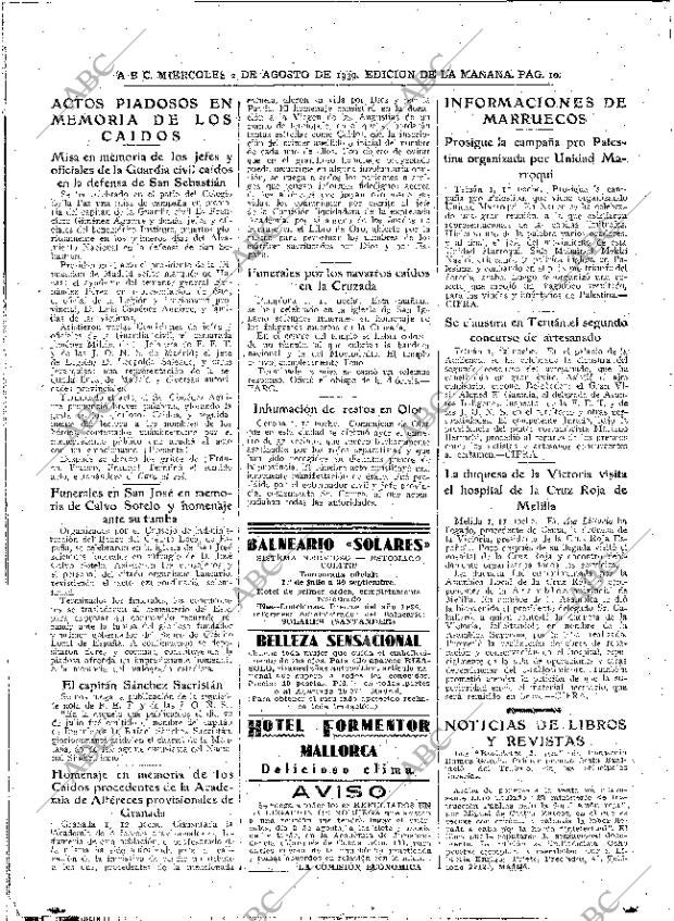 ABC MADRID 02-08-1939 página 10