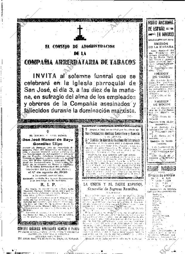 ABC MADRID 02-08-1939 página 20