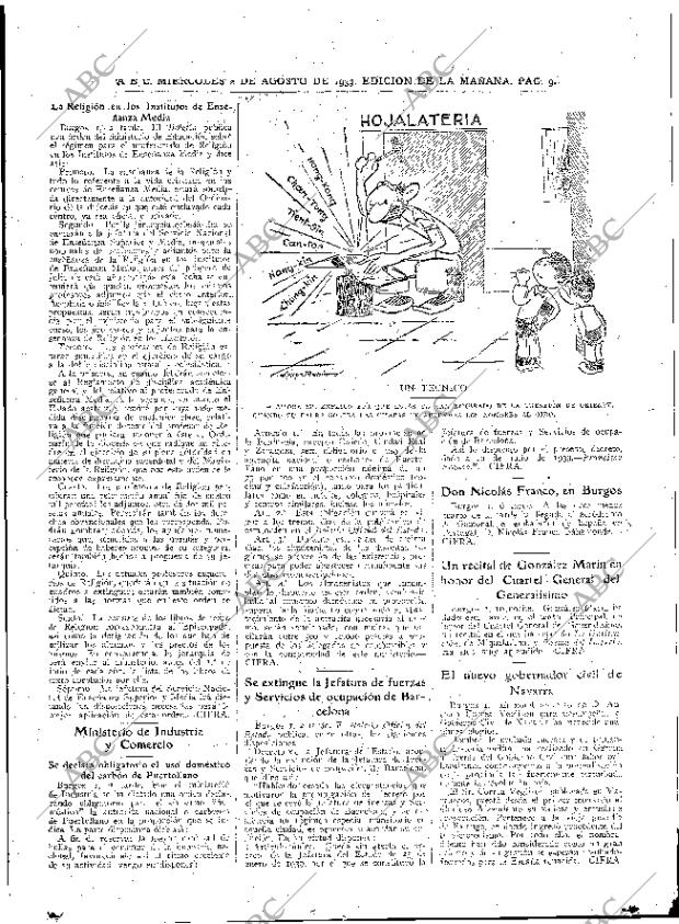 ABC MADRID 02-08-1939 página 9